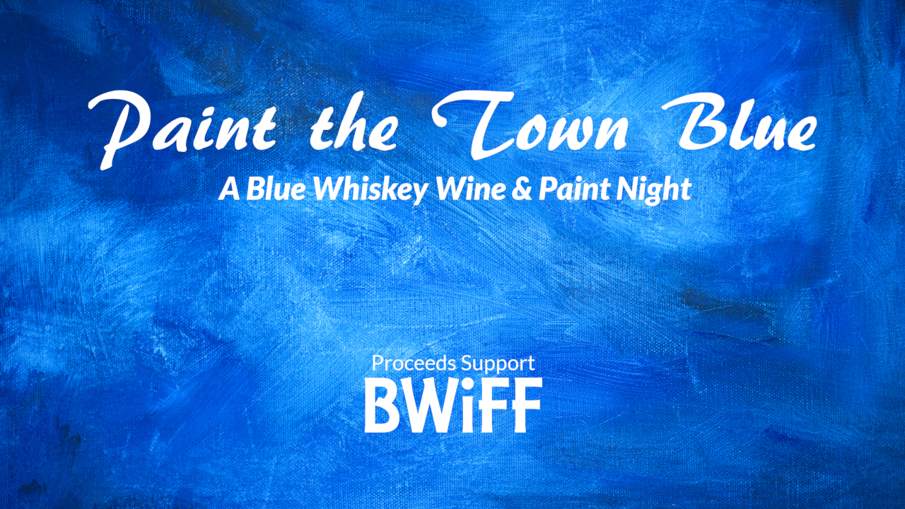 Paint the Town Blue – Wine & Paint Night Event