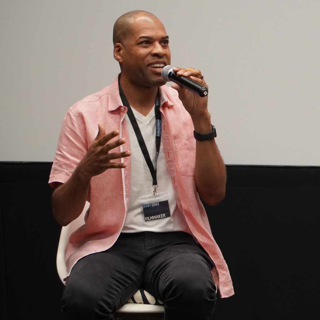 Q&A with K. F. Jacques following a screening of his film, 'Corsair,' at Chicago Filmmakers on July 17.
