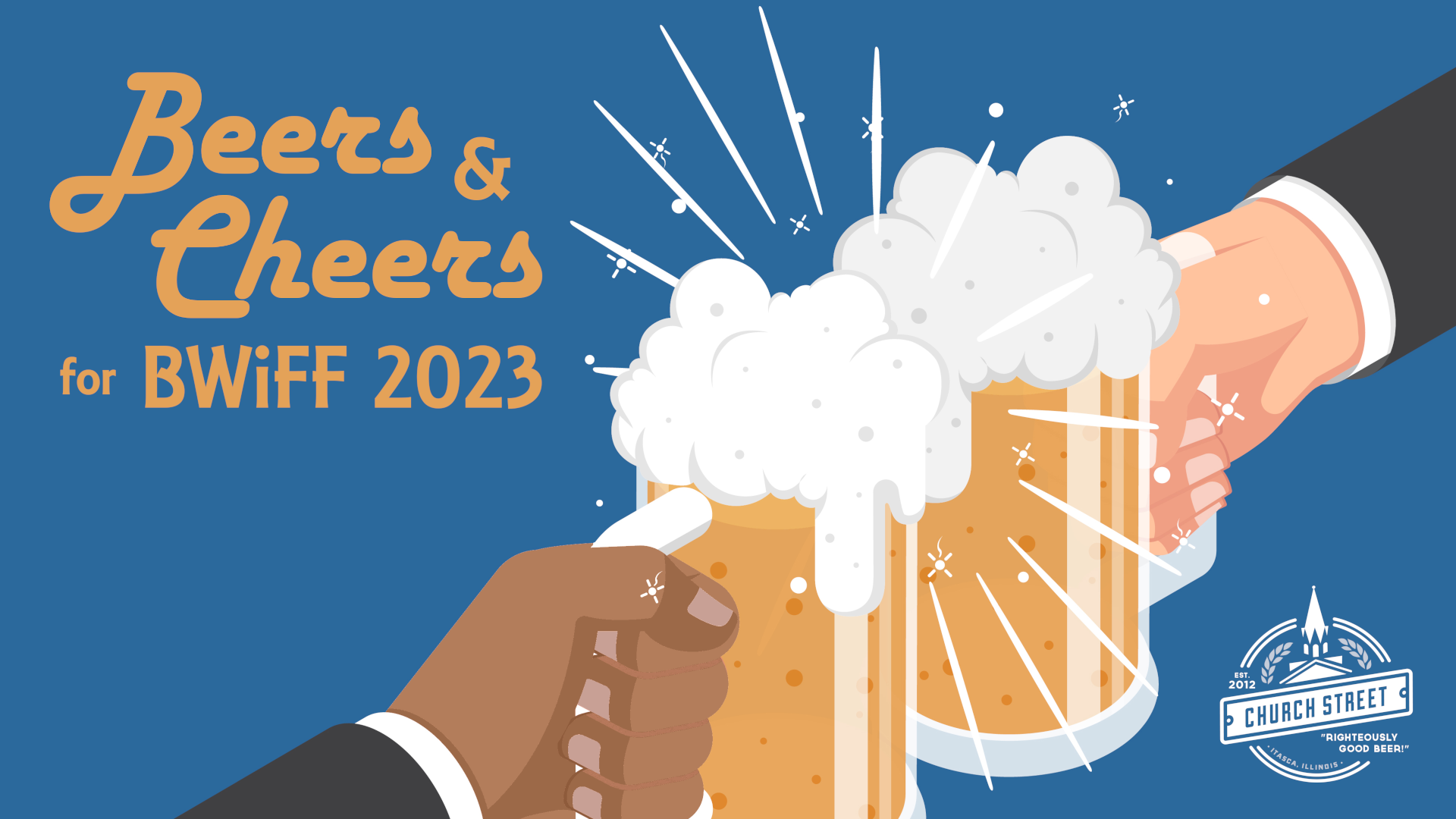 Beers & Cheers for BWiFF 2023 at Church Street Brewing Company